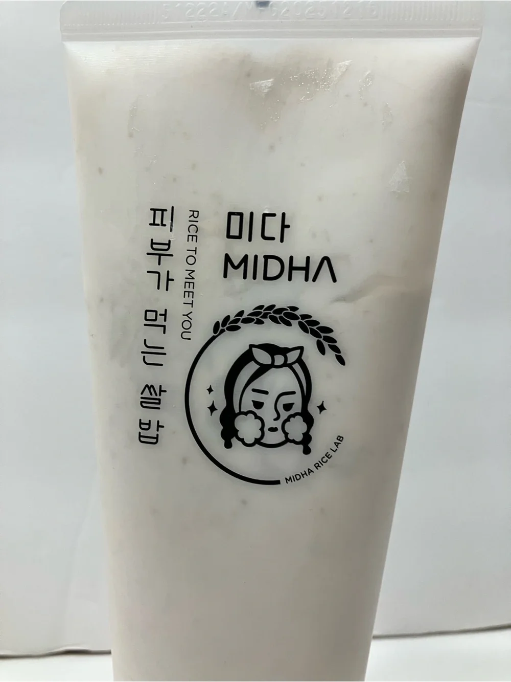 MIDHA Rice Bran Scrub Foam 5.07fl.oz/150ml Made in Korea